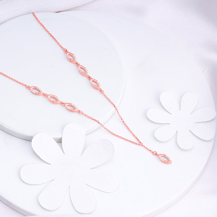 Rose Gold Plating Radiance Necklace