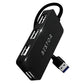 Multiport 4-in-1 USB Hub (Black)