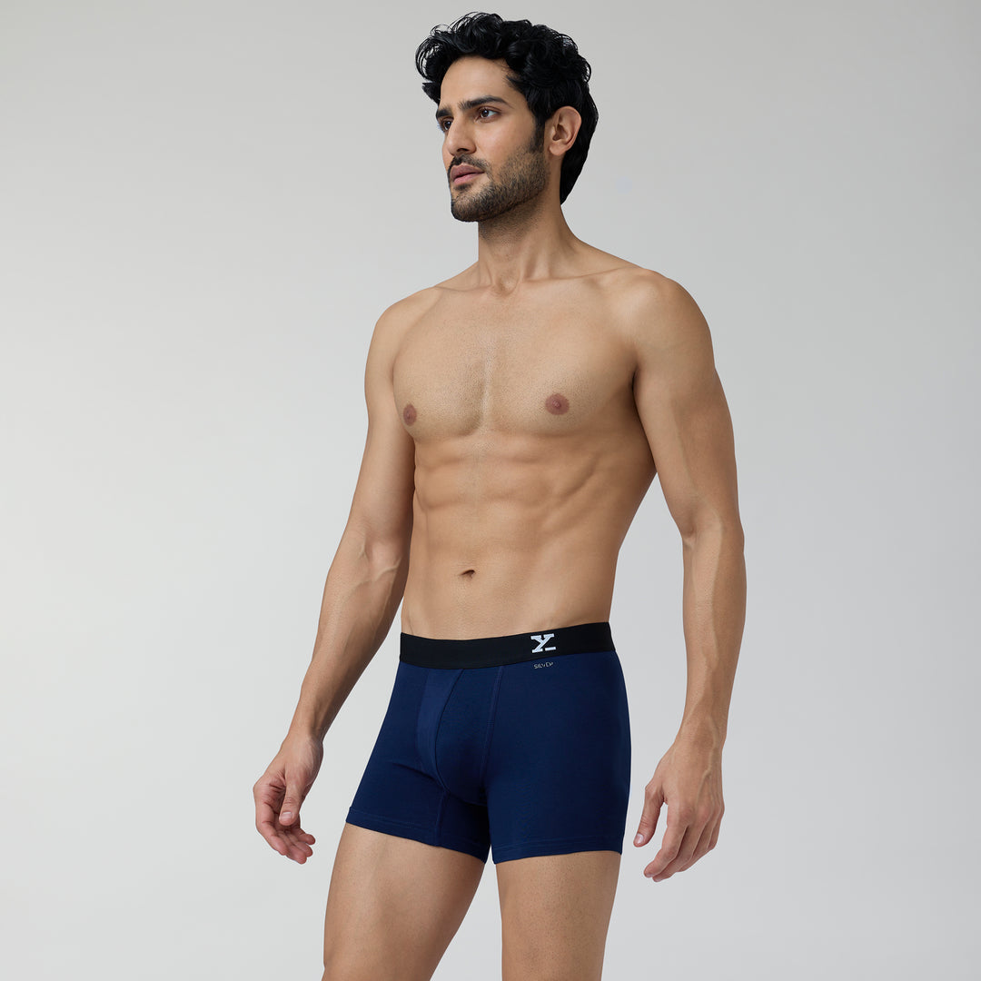 Aero Cotton Strech Solid Men Trunk