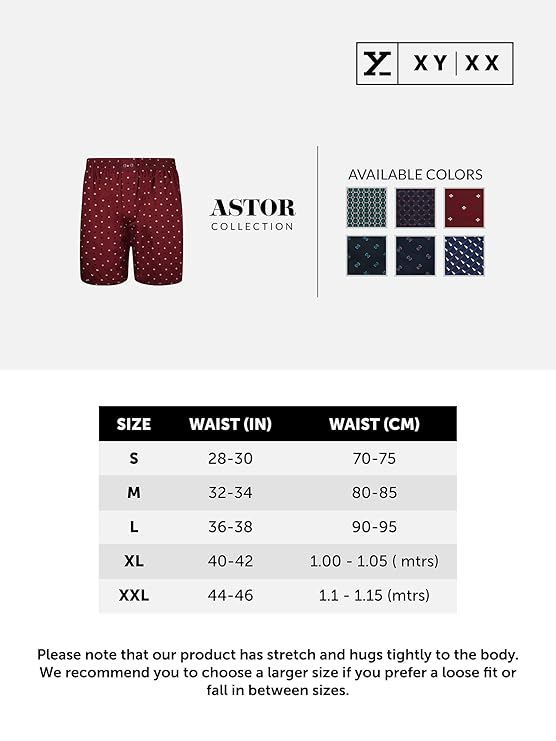 Cotton Men's Boxer Shorts Pitch Black and Navy Blue (Pack of 2)