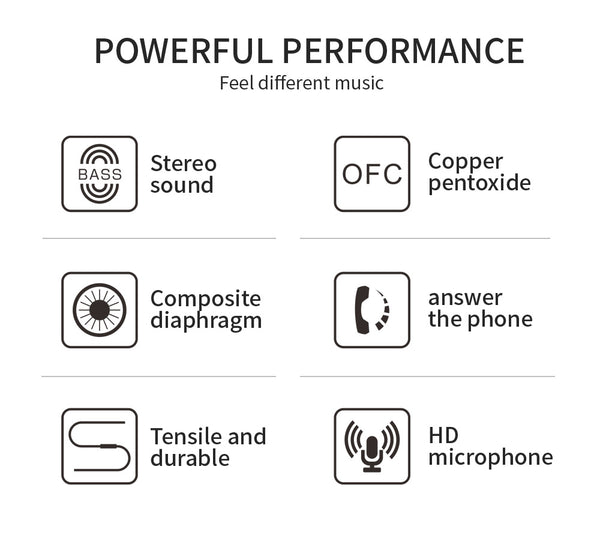 Bass Enhanced Wired Earphones