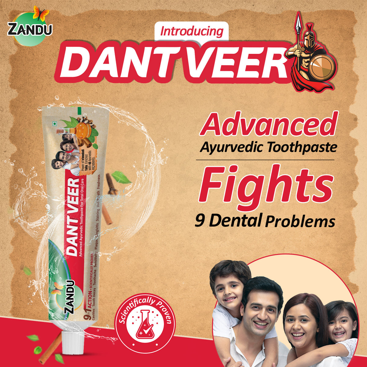 Dantveer Ayurvedic Toothpaste