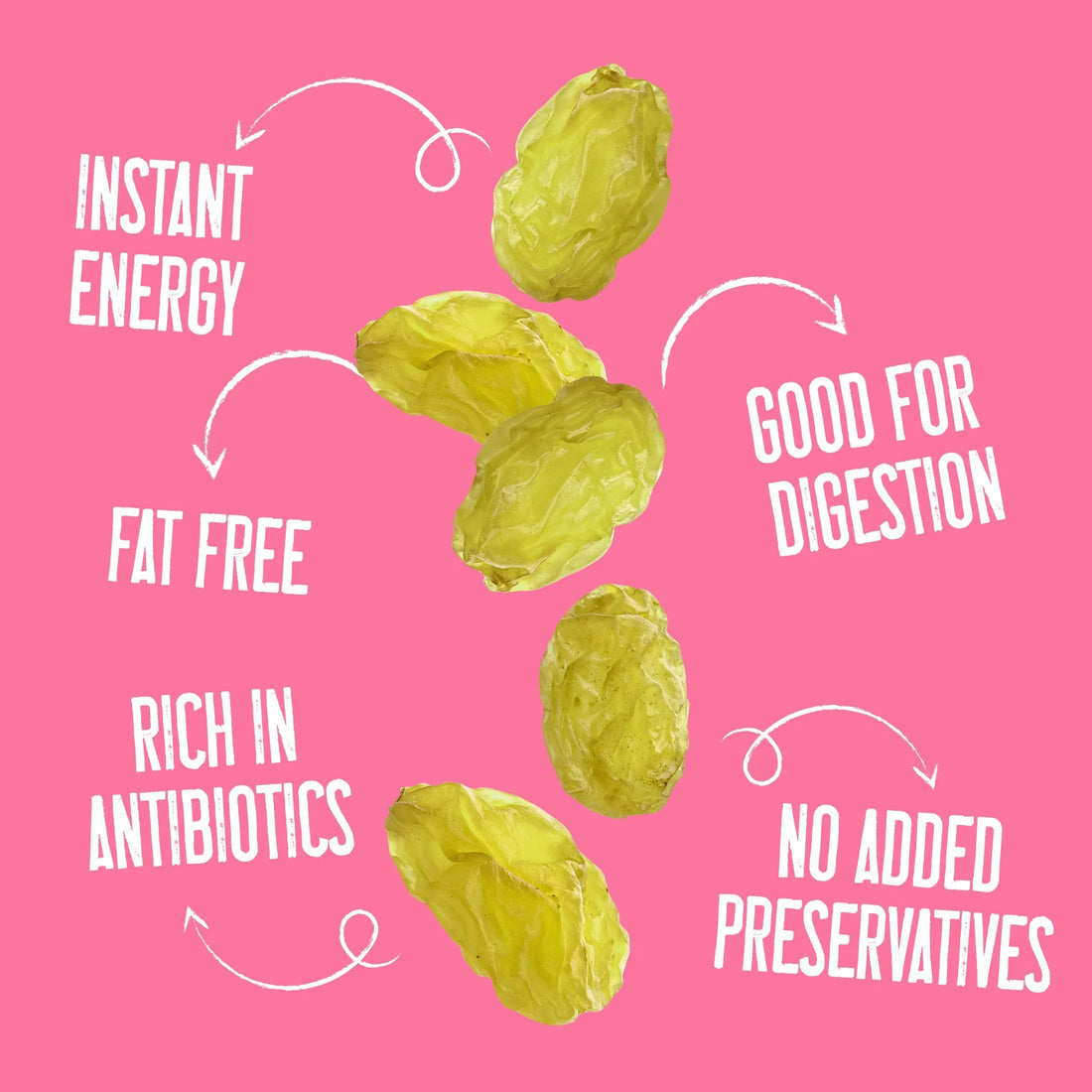 Seedless Green Raisins - 500g