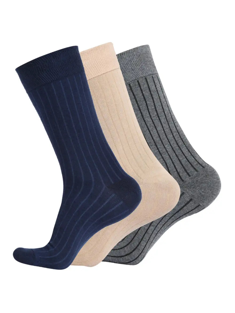 Crew length Regular Socks for Men (Combo of 3)