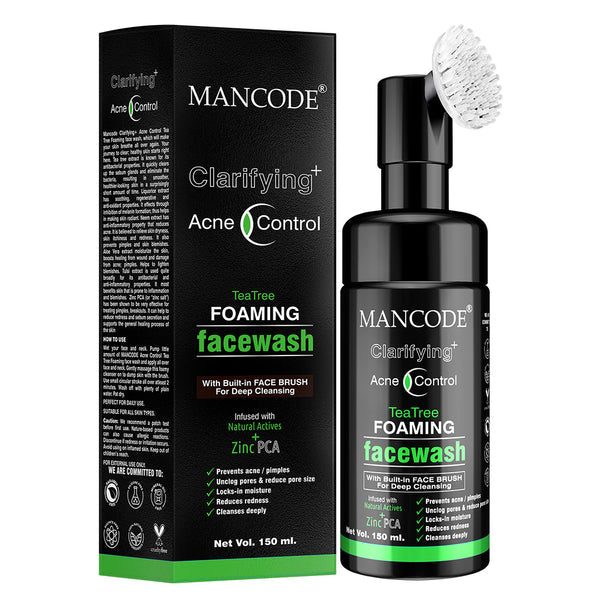 Acne Control Tea Tree Foaming Face Wash - 150ml