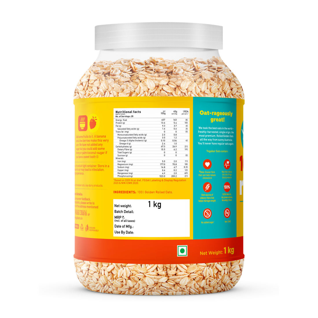 Rolled Oats - 1kg