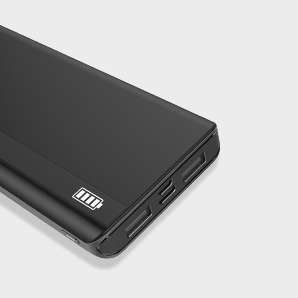 10000mAH Lithium Polymer Power Bank with Dual USB (Type A) Output