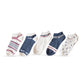 No Show Mixed Pattern Socks for Men (Combo of 5)