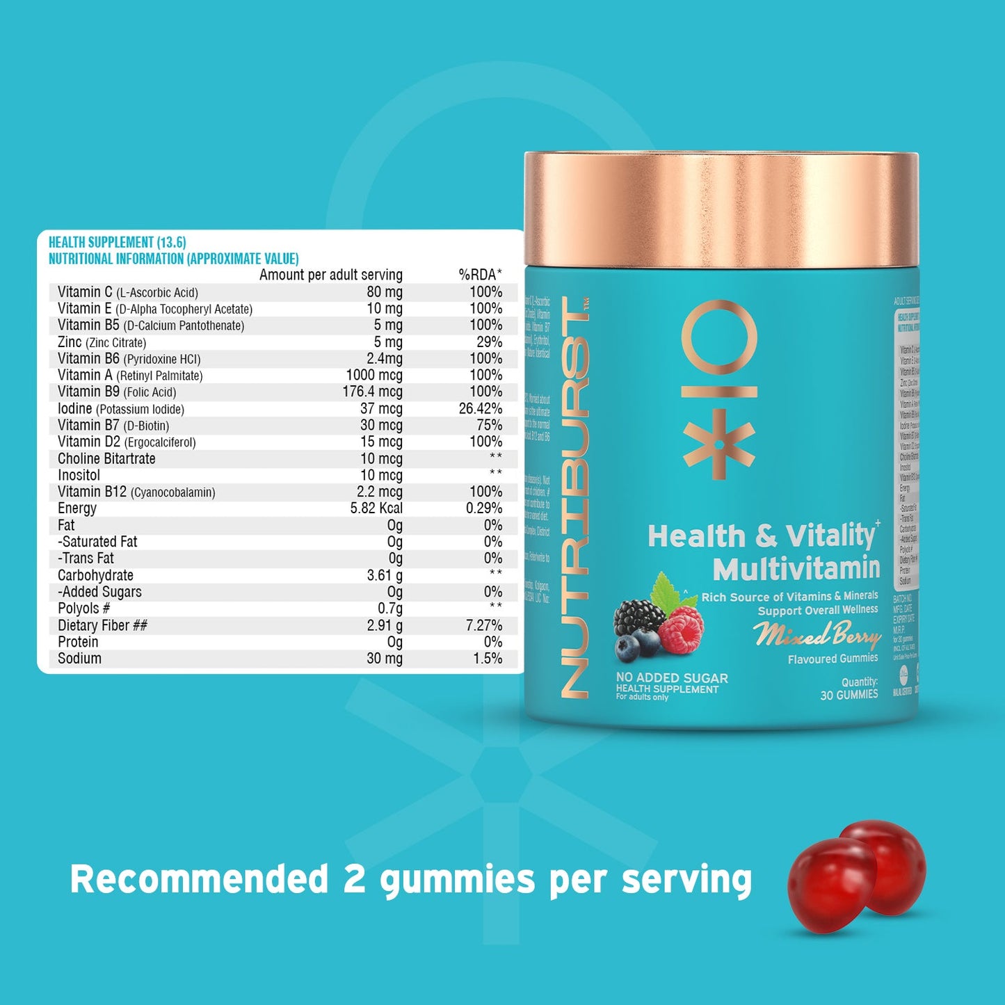 Health and Vitality Multivitamin Gummies