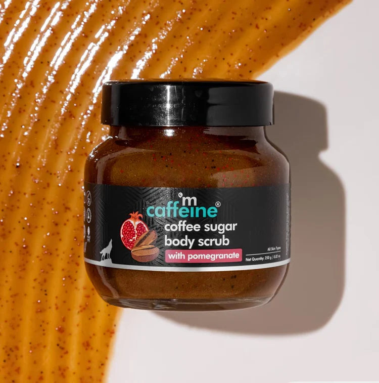 Coffee Sugar Body Scrub with Pomegranate - 250gm