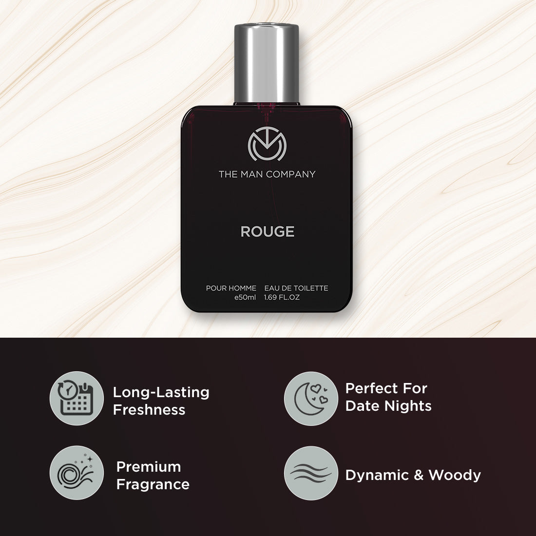 Rouge Eau De Toilette for Men - 50ml