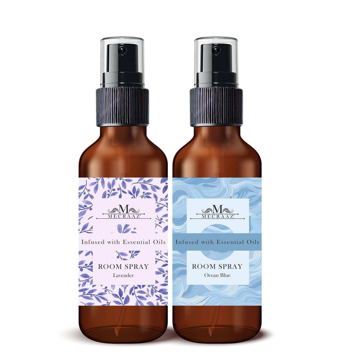 Lavender and Ocean Blue Room Spray - (100ml x 2)