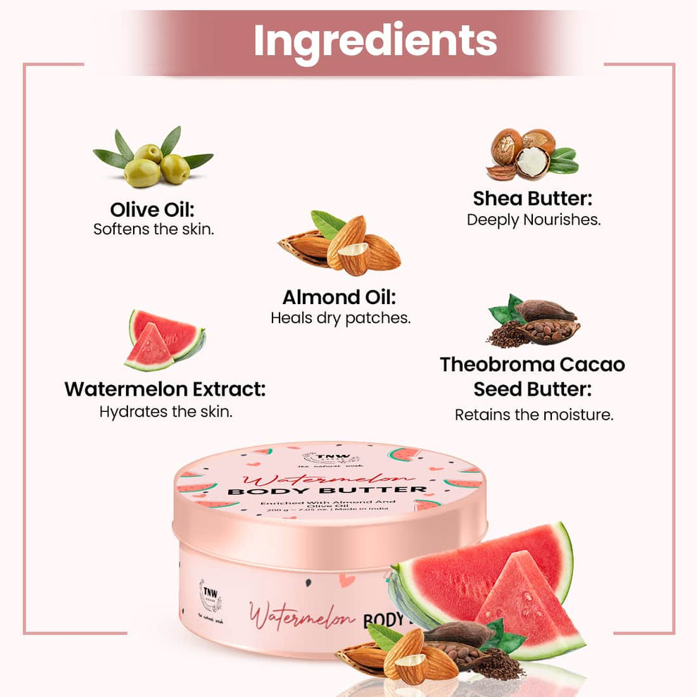 Watermelon Body Butter for Skin Soothing (200g )