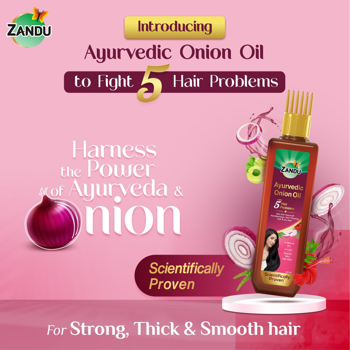 Ayurvedic Onion Hair Oil (200 ml)