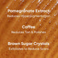 Coffee Sugar Body Scrub with Pomegranate - 250gm