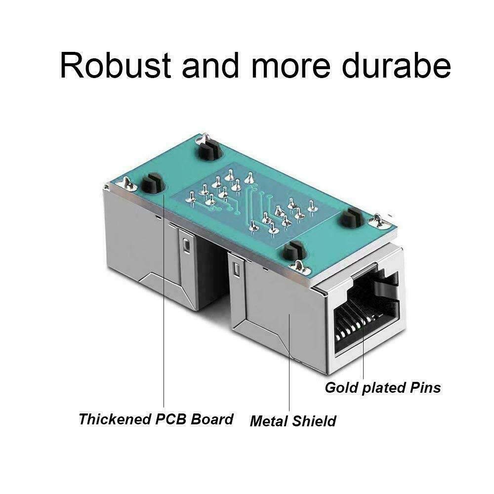 Female to Female Ethernet LAN Cable Connector Adapter