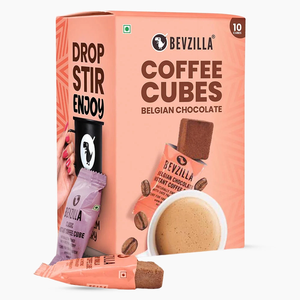 Belgian Chocolate Coffee Cubes - 10 cubes