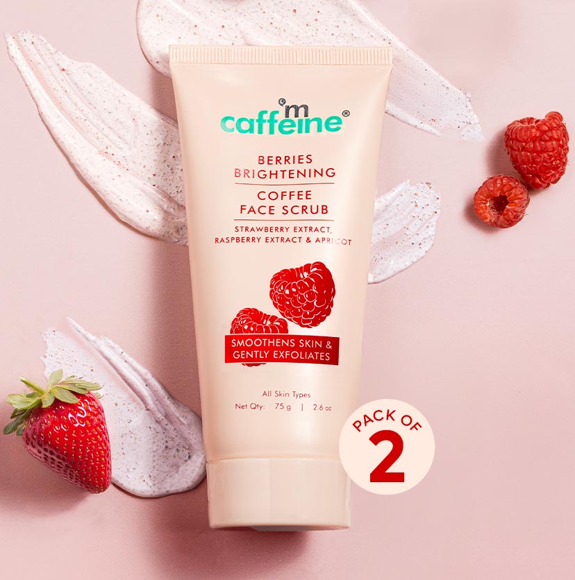 Berries Brightening Coffee Face Scrub (75g x 2)