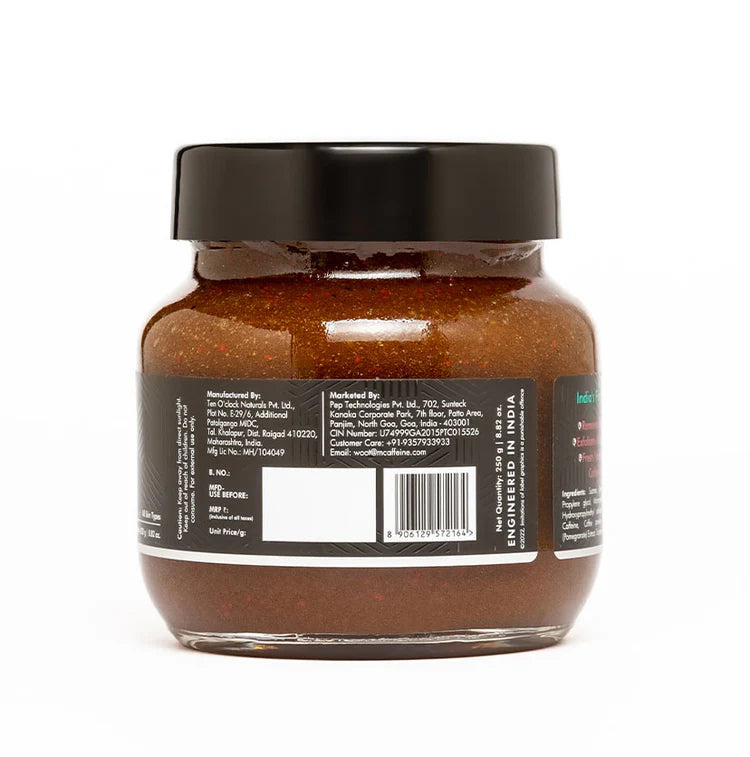 Coffee Sugar Body Scrub with Pomegranate - 250gm