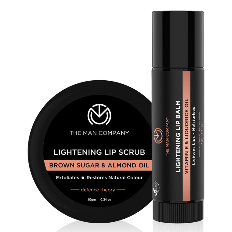 Lip balm and lip scrub combo