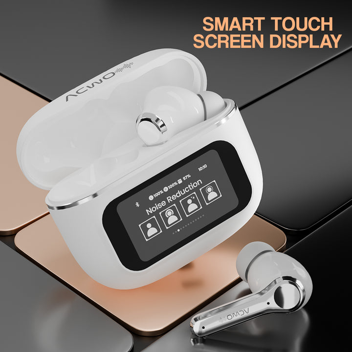 Smart Touch Screen Display TWS Earbuds