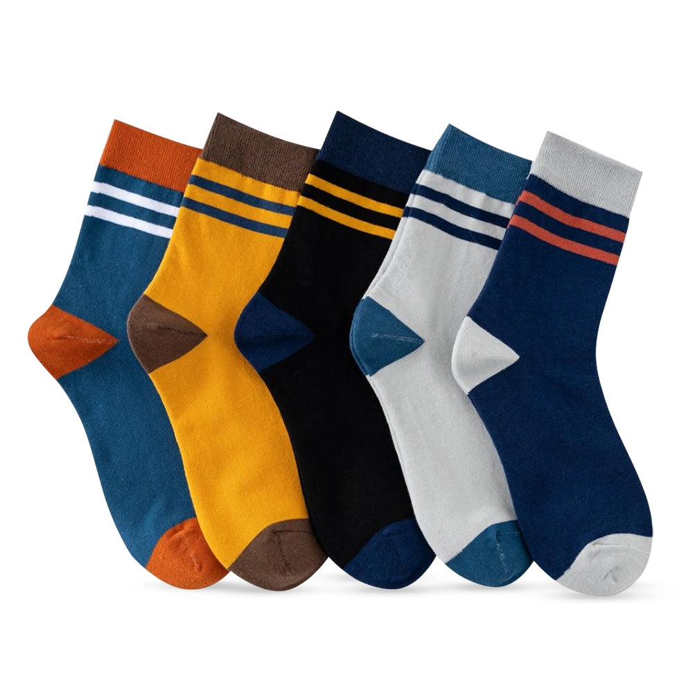 Ankle length Men Socks ( Combo of 5 )