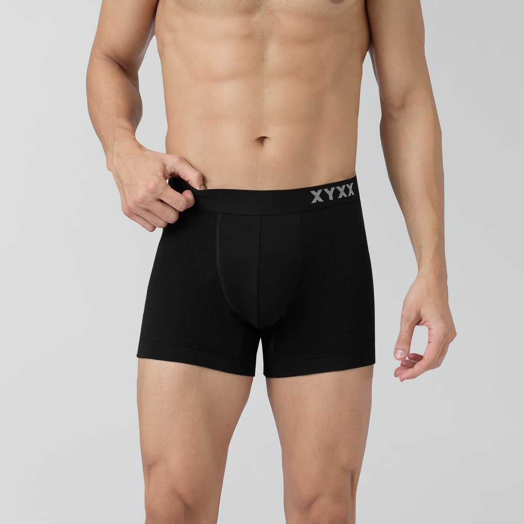 Aero Cotton Strech Solid Men Trunk