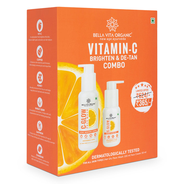 Vitamin C Brighten and De Tan (Combo of 2)