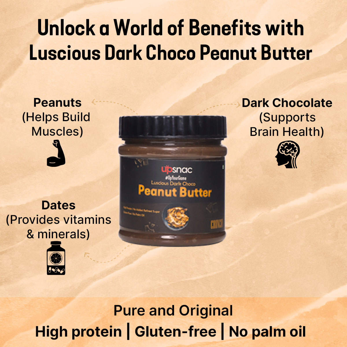 Luscious Dark Choco Peanut Butter