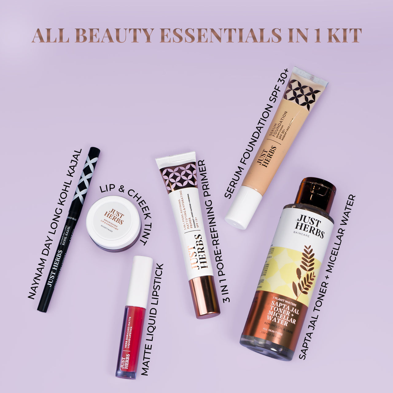 Beauty Essentials Makeup Kit - Combo of 6