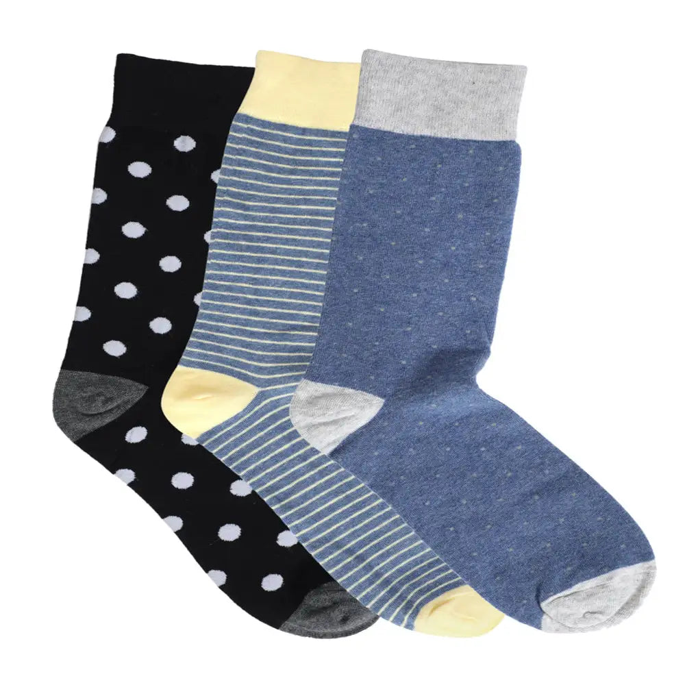 Crew length Regular Socks for Men (Combo of 3)