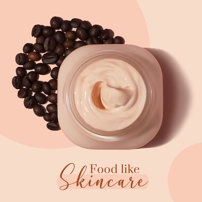 Coffee Caramel Body Yogurt with Coffea Arabica and Niacinamide