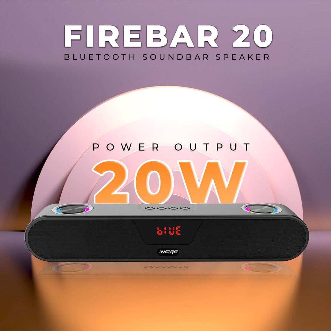 FireBar 20w 8hrs Playback Soundbar