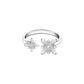 Sterling Silver Blooming Flower Ring