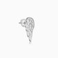 Silver Zircon Wing Earrings