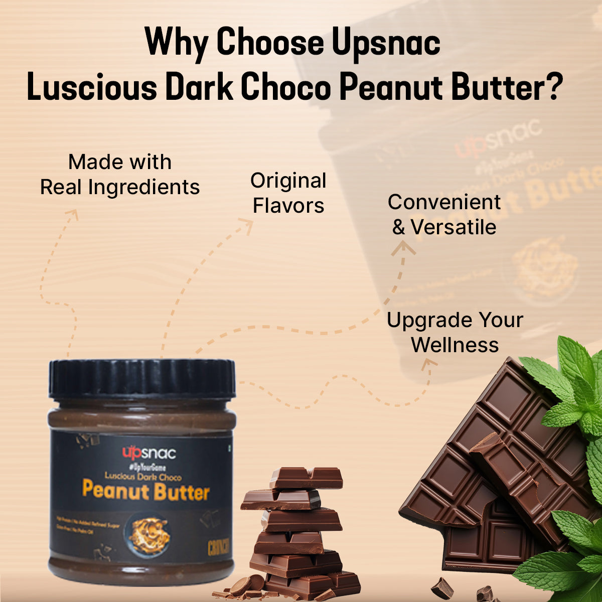 Luscious Dark Choco Peanut Butter