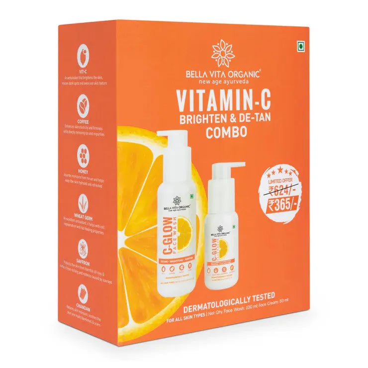 Vitamin C Brighten and De Tan (Combo of 2)