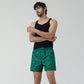 Cotton Men's Boxer Shorts Plate Orange and Nutty Green (Pack of 2)