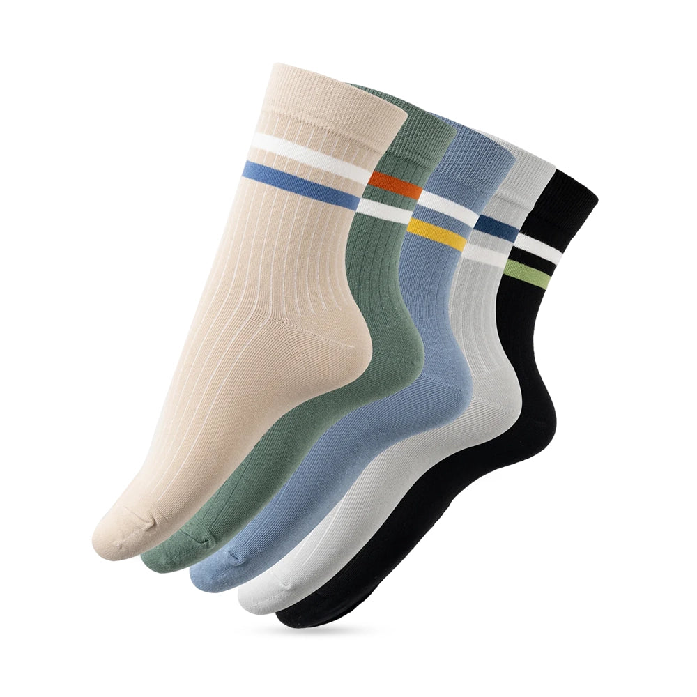 Ankle length Men Socks ( Combo of 5 )