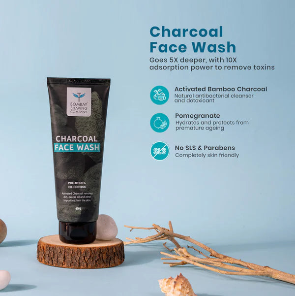 Charcoal face wash benefits