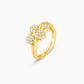 Gold Plated Floral Fantasy Ring