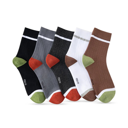 Ankle length Men Socks ( Combo of 5 )