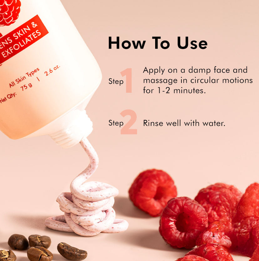 Berries Brightening Coffee Face Scrub (75g x 2)