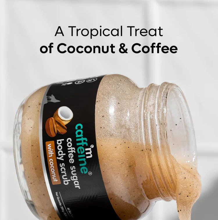 Coffee Sugar Body Scrub with Coconut - 250gm