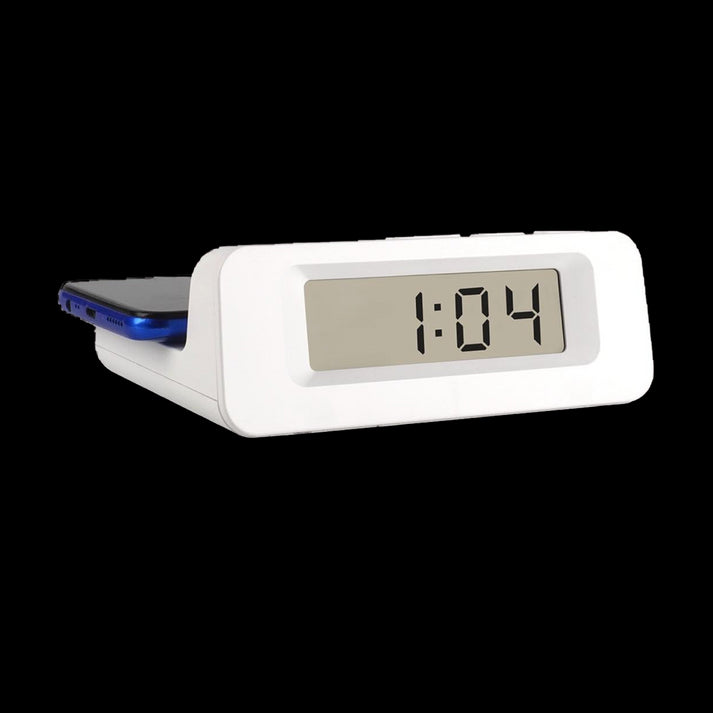 Digital Clock with Wireless Fast Charger