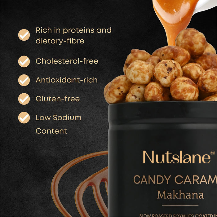 Premium Candy Caramel Flavour Makhana - 70g