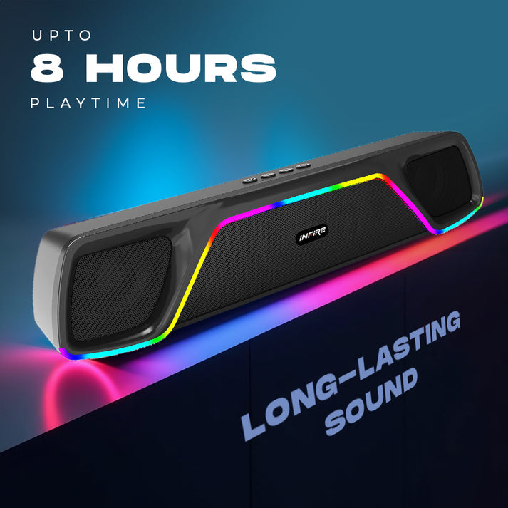 FireBar 24 Bluetooth RGB Soundbar upto 8hrs Playtime