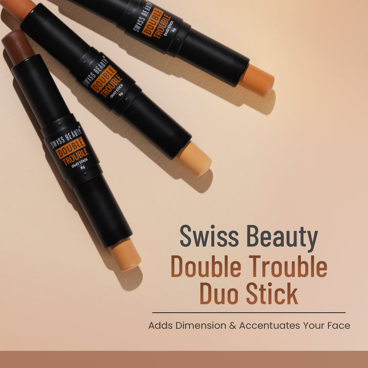 Double Trouble Duo Highlighter and Contour Stick (8g)