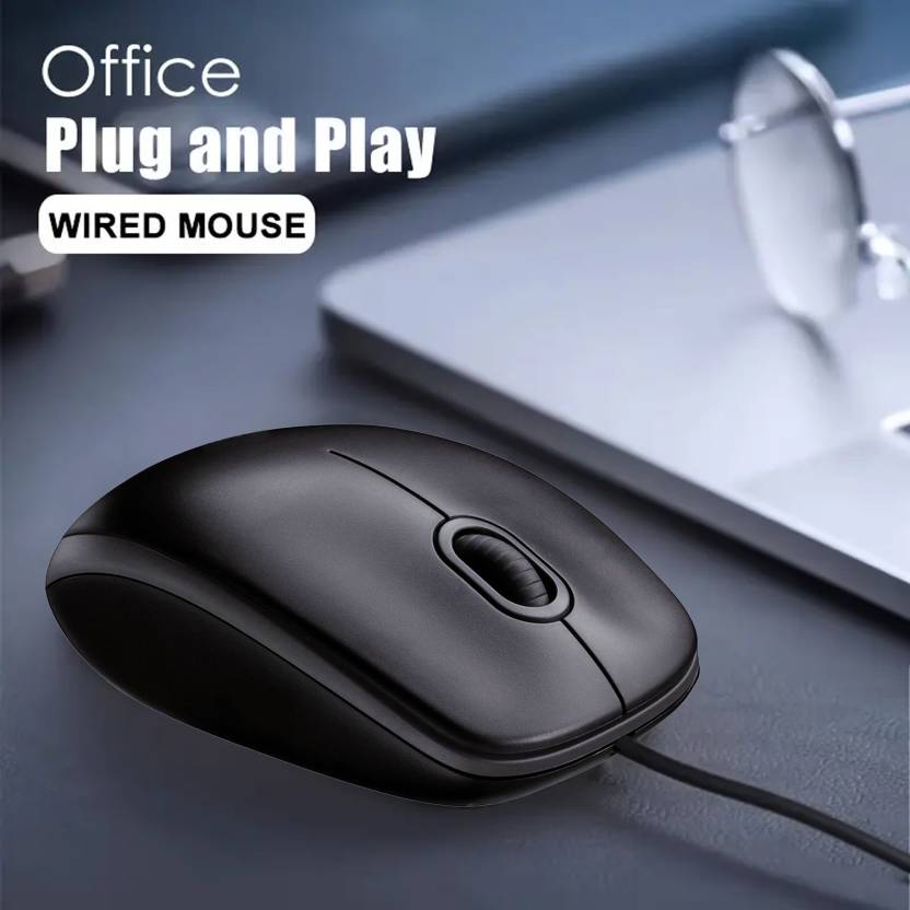 Wired Mouse with Gaming Mouse Pad