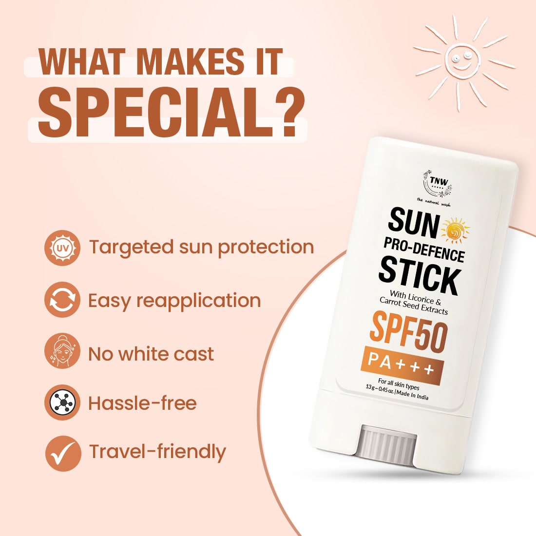 Sun Pro Defence Stick Sunscreen SPF 50 PA+++ (13g)